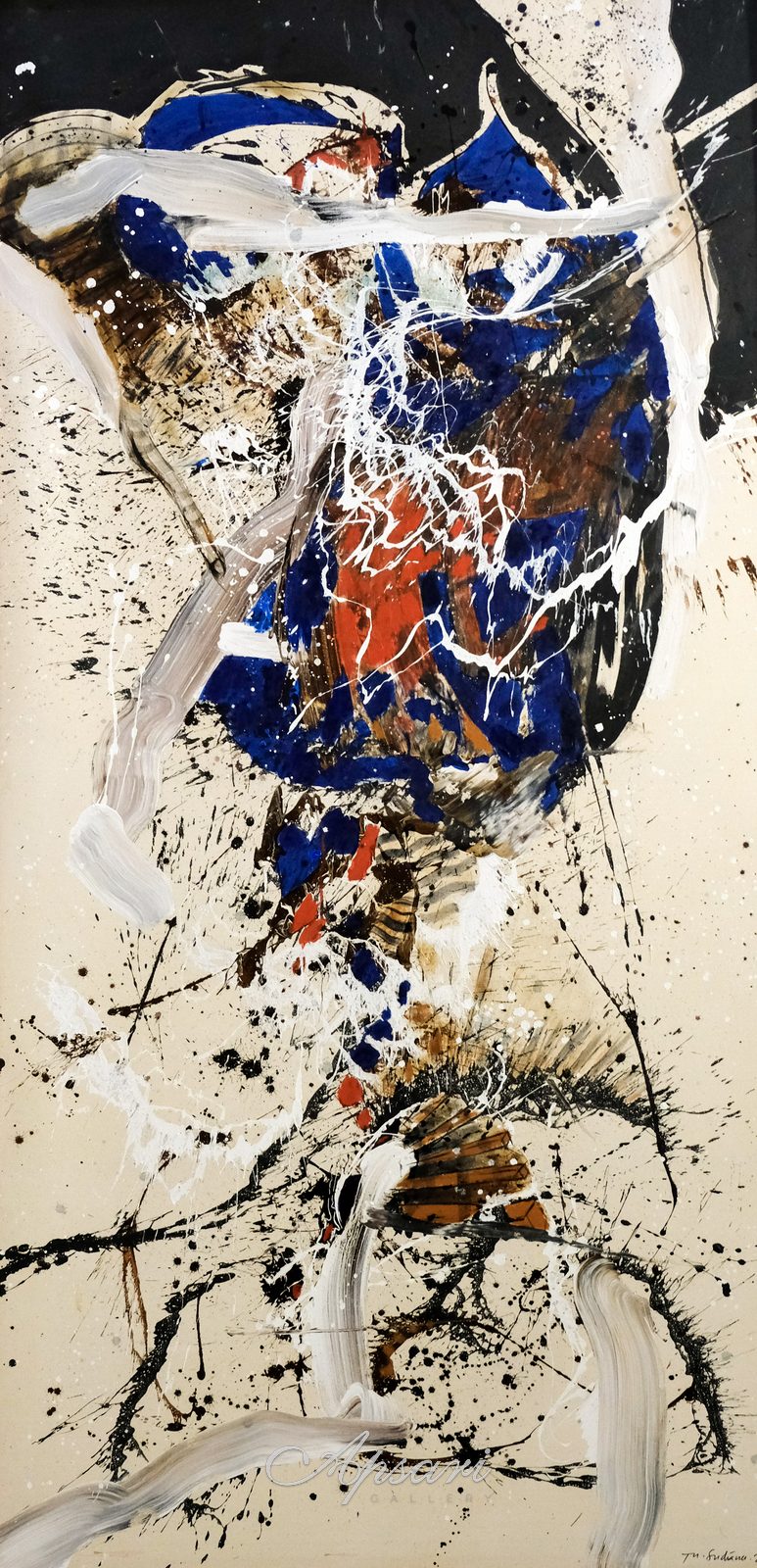 Dancing of the Sea by Putu Bonuz Sudiana, 2020, Acrylic on canvas, Indonesian painting at Apsari Gallery
