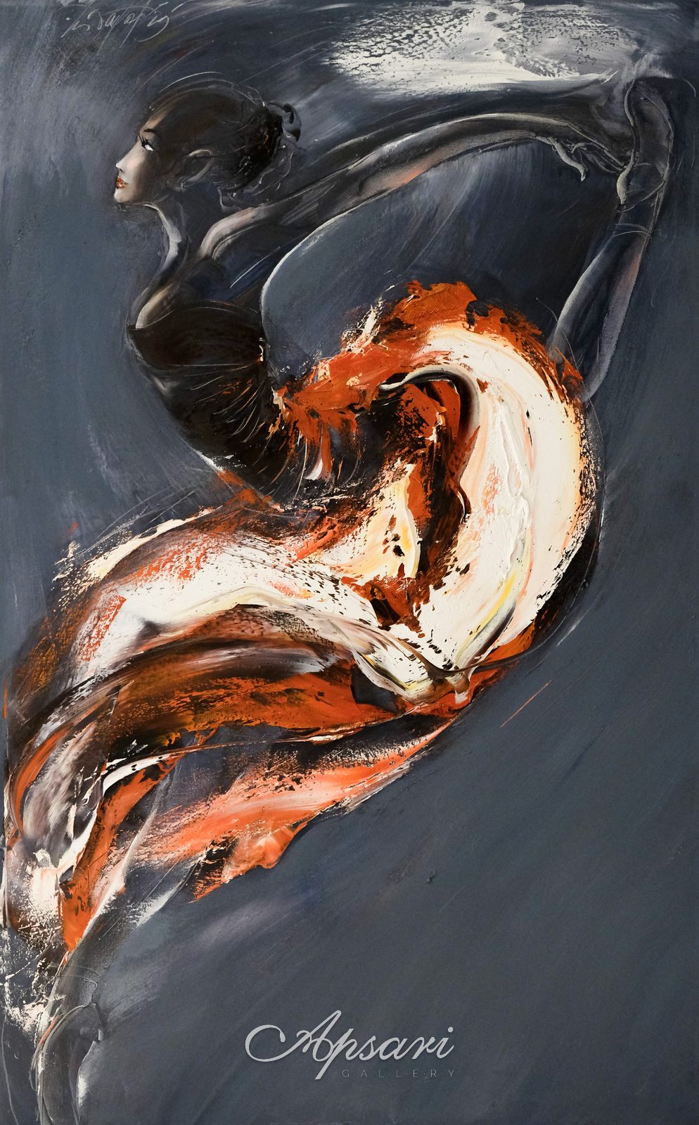 Exoticnya Balet by Sp Hidayat, 2019, Oil on canvas, Indonesian painting at Apsari Gallery