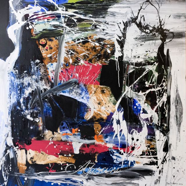 Energy of Sea by Putu Bonuz Sudiana, 2021, Acrylic on canvas, Indonesian painting at Apsari Gallery
