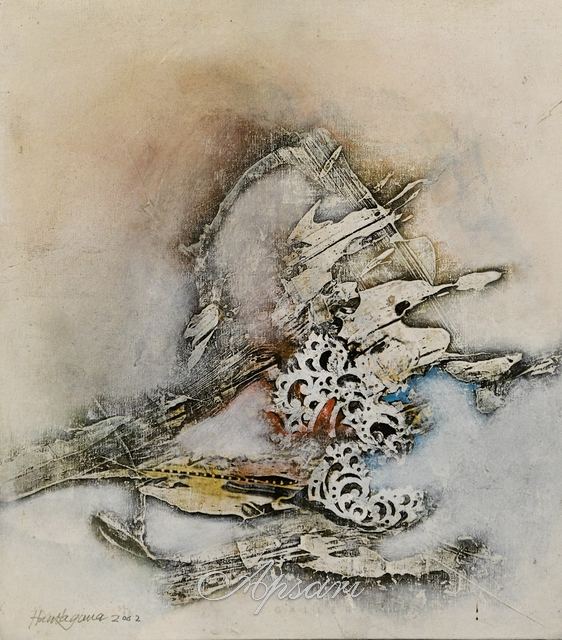 I by I Made Hantaguna, 2002, Mixed media, Indonesian painting at Apsari Gallery