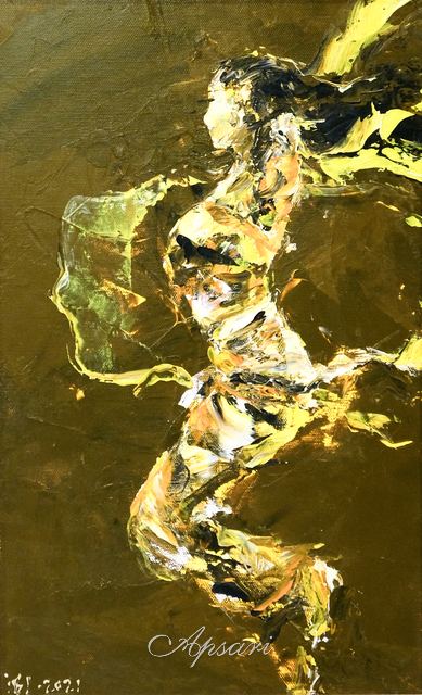 Untitled by Ida Bagus Indra, Acrylic on canvas, Indonesian painting at Apsari Gallery