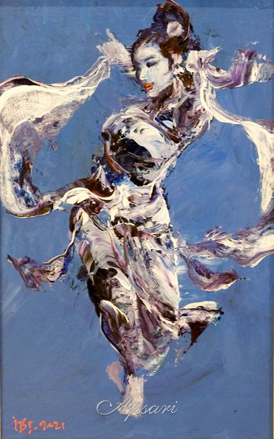 Untitled by Ida Bagus Indra, Acrylic on canvas, Indonesian painting at Apsari Gallery