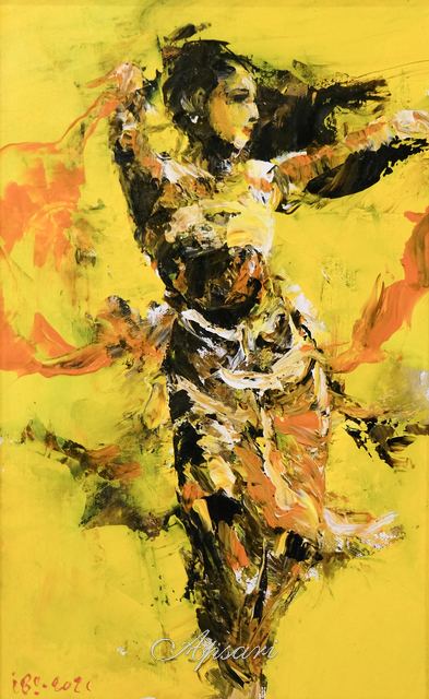 Untitled by Ida Bagus Indra, Acrylic on canvas, Indonesian painting at Apsari Gallery