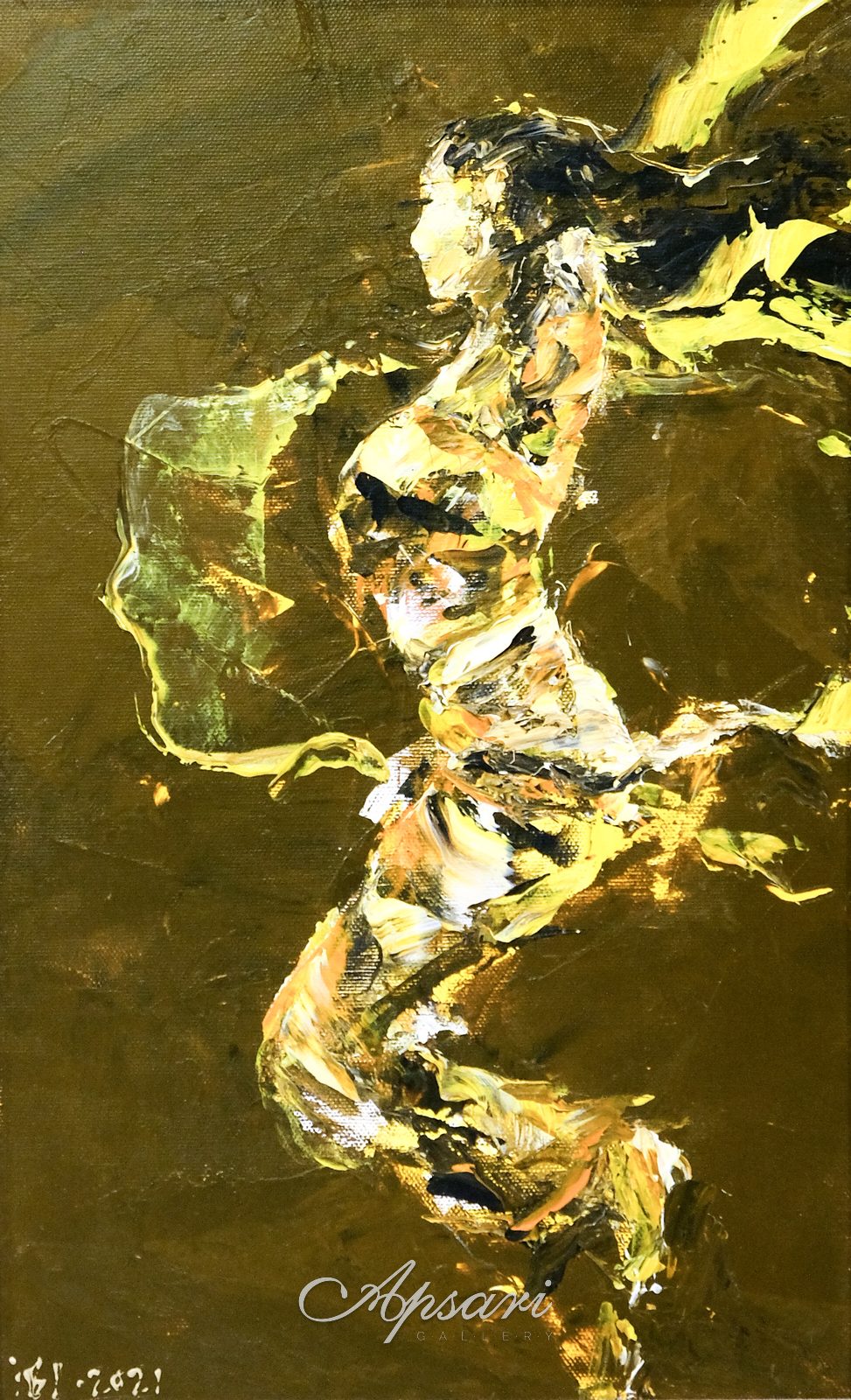 Untitled by Ida Bagus Indra, Acrylic on canvas, Indonesian painting at Apsari Gallery