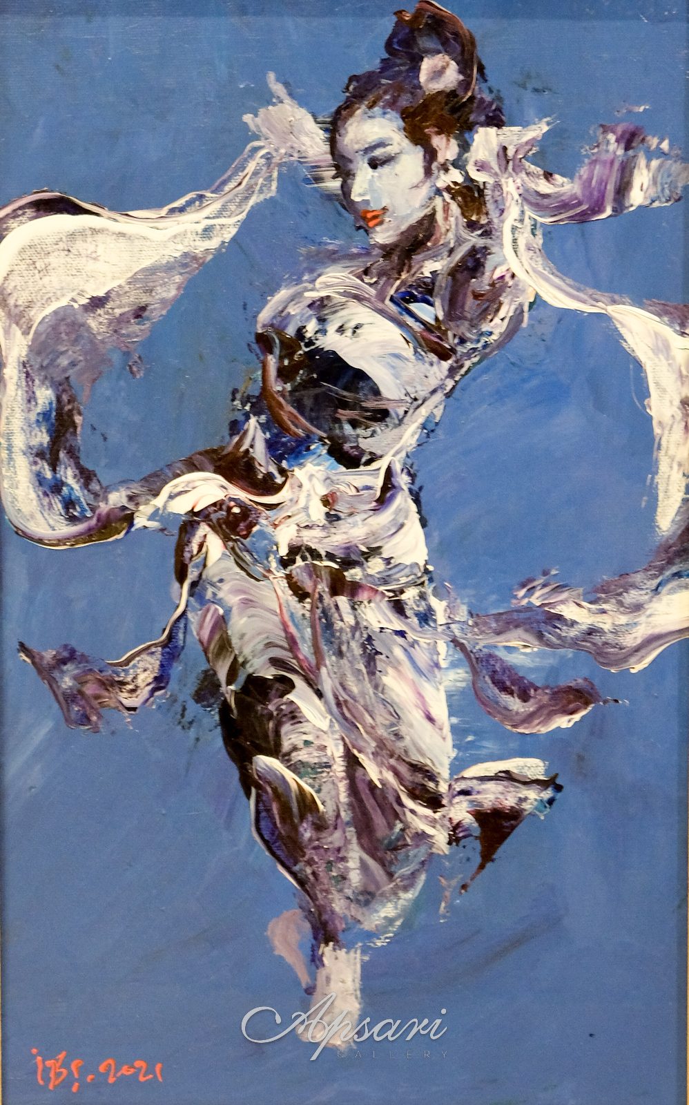 Untitled by Ida Bagus Indra, Acrylic on canvas, Indonesian painting at Apsari Gallery